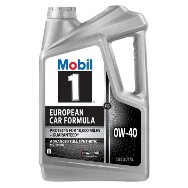 Mobil 1 European Car Formula 0w-40 Full Synthetic Motor Oil , 5Qts