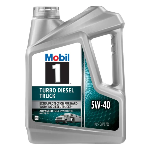 Mobil 1 Turbo Diesel Truck  5w-40 Full Synthetic Motor Oil , 1Gal