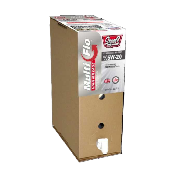 SuperS 5W-20  Multi Flo  High Mileage ,  6 Gal BNB