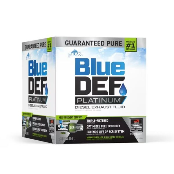 Peak    Blue DEF   Platinum  Diesel Exhaust Fluid   ,    2.5 Gal