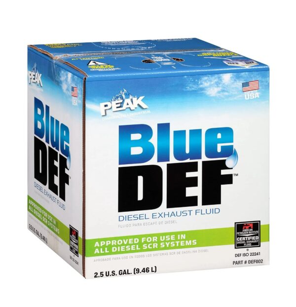 Peak    Blue DEF   Diesel Exhaust Fluid   ,    2.5 Gal