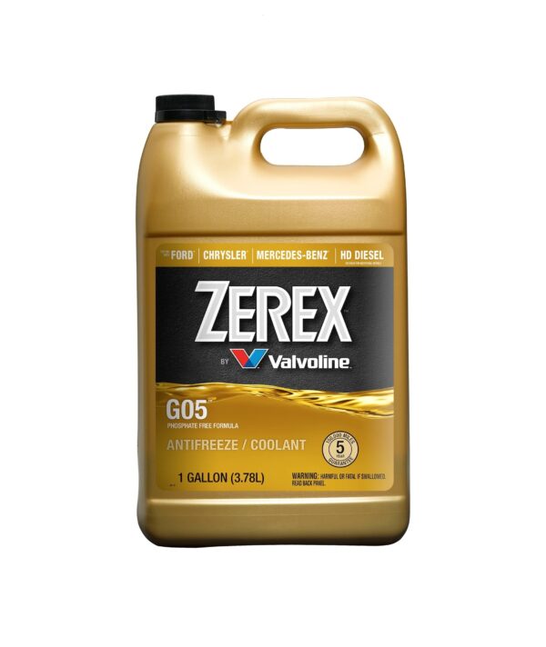 Zerex  G05   Antifreeze / Coolant  , (Ford - Chrysler - Mercedes Benz - HD Diesel)  1-Gal  ,  6-pk